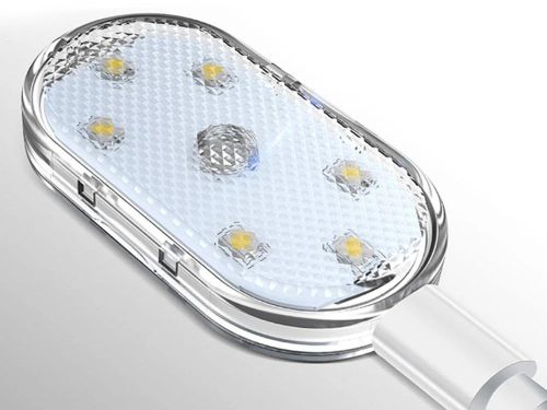 Autó beltéri 6 led lámpa rgb világítás vezeték nélküli