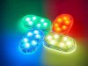 6 led lámpa rgb autós belső világítás vezeték nélküli kiegészítés