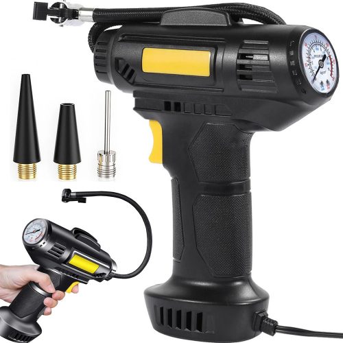 Autós Kompresszor kerékfújó 12v, 120w, led, 10bar