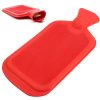 Meleg vizes palack, termofor, 2 literes, piros kivitel