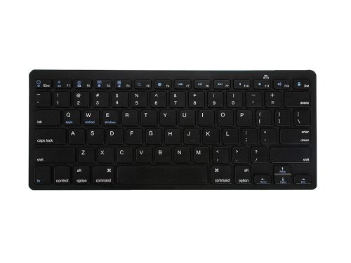Vezeték nélküli, vékony bluetooth billentyűzet pc/ipad/mac kompatibilis, fekete