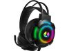 Vezetékes játékos gamer fejhallgató led rgb mikrofonnal 5.1