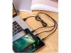 3in1 usb kábel telefonhoz villám kábel iphone micro usb type-c 1.2m