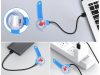 Led lámpatest kutya nyakörv macska nyakörv medál usb