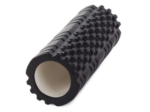Fekete masszázshenger 30 cm CrossFit edzőgörgő