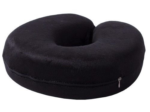 Memóriahabos Utazási nyakpárna, fekete
