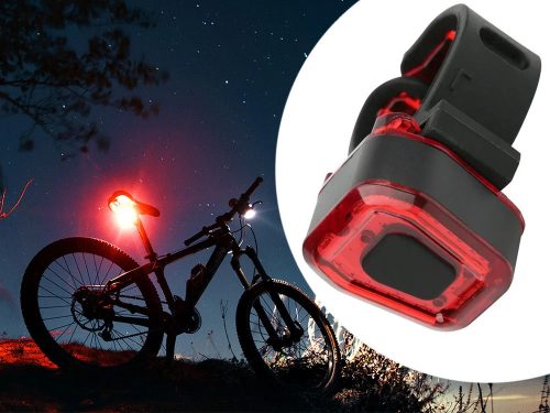 Újratölthető Kerékpár hátsó lámpa 14 led USB