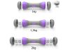 Fitness súlyzók állítható 2 x 2 kg 2 db-os állítható súlyú készlet