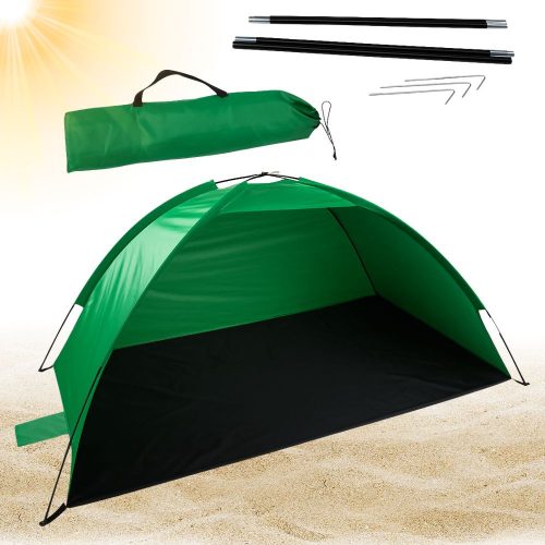 Strand sátor strand képernyő uv védelem félig nyitott kerti sátor fedéllel