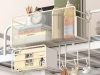 Polc konyha szervező konténer loft függő 3 x horgok fogantyúk