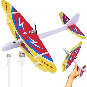   Polisztirol vitorlázó repülő USB tölthető motorral, 28 cm