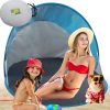 Önálló összecsukható strand sátor uv védelem képernyő nagy kerti sátor
