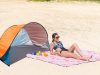 Strand sátor ön összecsukható uv képernyő nagy a strandon pop-up fedél