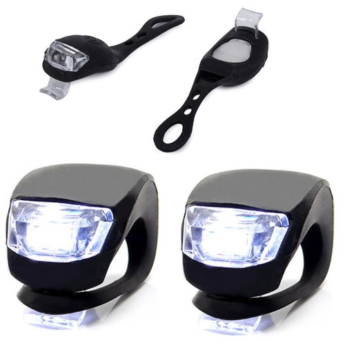 Bike light 2 led első lámpa 2db silicone vízálló vízálló