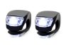 Bike light 2 led első lámpa 2db silicone vízálló vízálló