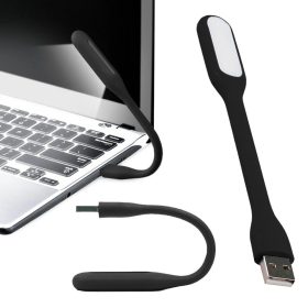   Szilikon rugalmas usb lámpa laptophoz, számítógéphez 6 ledes, erős fénnyel