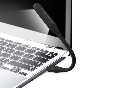 Szilikon rugalmas usb lámpa laptophoz, számítógéphez 6 ledes, erős fénnyel