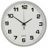 Csendes működésű kerek falióra másodpercmutatóval, 25 cm