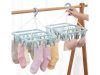 Zoknszárító alsóneműtartó 32x clips set