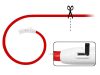 Led fényszínház kutyáknak és macskáknak vízálló állítható 47cm usb