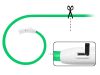 Led fényszínház kutyáknak és macskáknak vízálló állítható 47cm usb