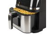 Nagyméretű zsírmentes forró levegős sütő, air fryer, 2400W, 8L - TOBI