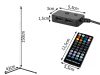 RGB LED állólámpa sarokba, alkalmazással és távirányítóval 150cm