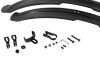 Bike fenders front rear bike fenders universal set of 2 pcs fekete