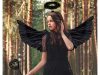 Toll angyalszárnyak fekete mese jelmez cosplay halloween álruha