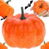 Dekoratív sütőtök mesterséges polisztirol dekoráció halloween ősz