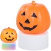 Led tök fény izzó figura dekoráció halloween dekoráció elemmel működtethető