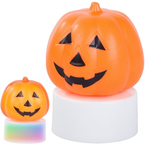 Led tök fény izzó figura dekoráció halloween dekoráció elemmel működtethető