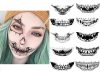 Tetoválás halloween álfogak valósághű mosható ideiglenes álruha