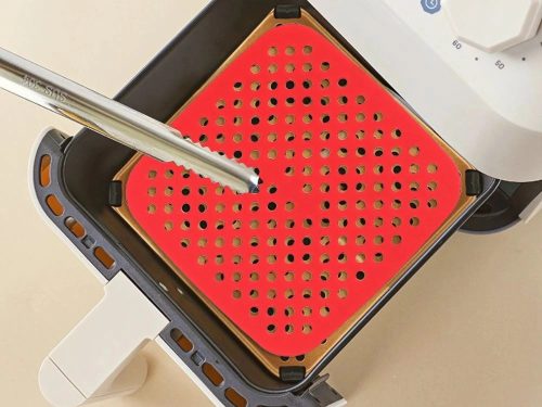 Szilikon Air fryer sütőbetét, 21 cm, négyzet alakú