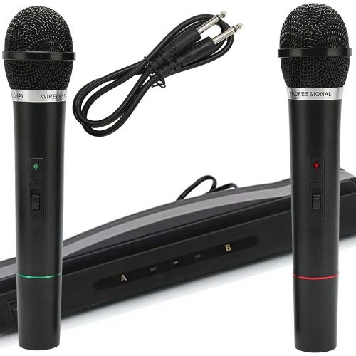 Karaoke szett 2x wifi mikrofon + állomás