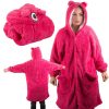 Meleg vastag oversize takaró pulóver xl kapucnival