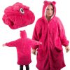 Meleg vastag oversize takaró pulóver xl kapucnival