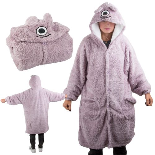 Meleg vastag oversize takaró pulóver xl kapucnival