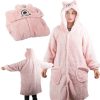 Meleg vastag oversize takaró pulóver xl kapucnival