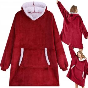   Meleg meleg pulóver oversize takaró xxl 2in1 vastag szőrme puha kapucnis köpeny