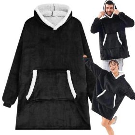 Meleg meleg pulóver oversize takaró xxl 2in1 kapucnival