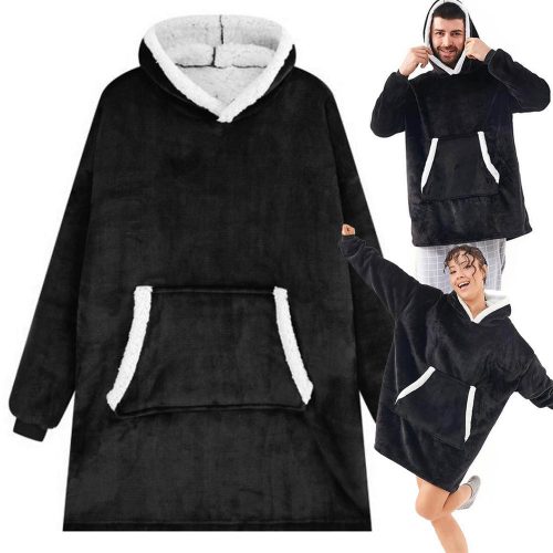 Meleg meleg pulóver oversize takaró xxl 2in1 kapucnival