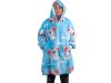 Meleg koala pulóver takaró oversize xxl 2in1 vastag szőrme puha kapucnival