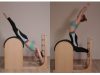 Pilates hordó nyújtáshoz jóga, fitness felszerelés