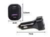 Gyors autós töltő usb-c 30w és usb-a 15w szivargyújtó aljzathoz