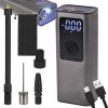 Akkumulátor szivattyú kerékpár autó elektromos kompresszor 10 bar lcd