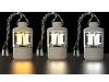 Kemping újratölthető led fáklya lámpa powerbank usb-vel