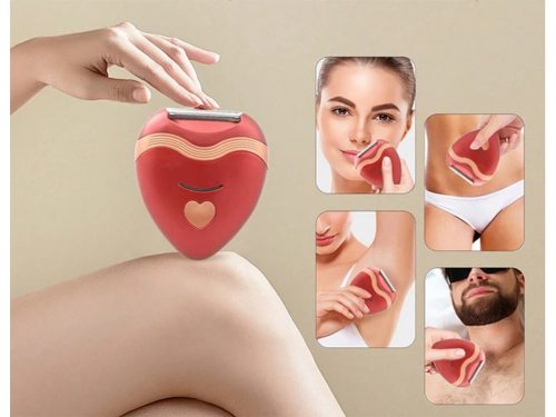 Női USB-s Borotva test depilátor bikini vonalra, lábra, hónaljra