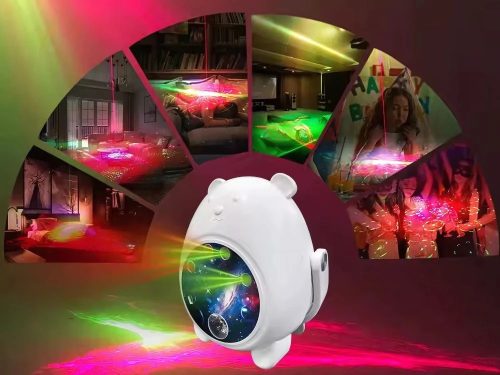 Maci LED csillagos égbolt projektor távirányítóval