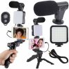 Vlogging készlet, hordozhetó állvány, mikrofon, távirányító